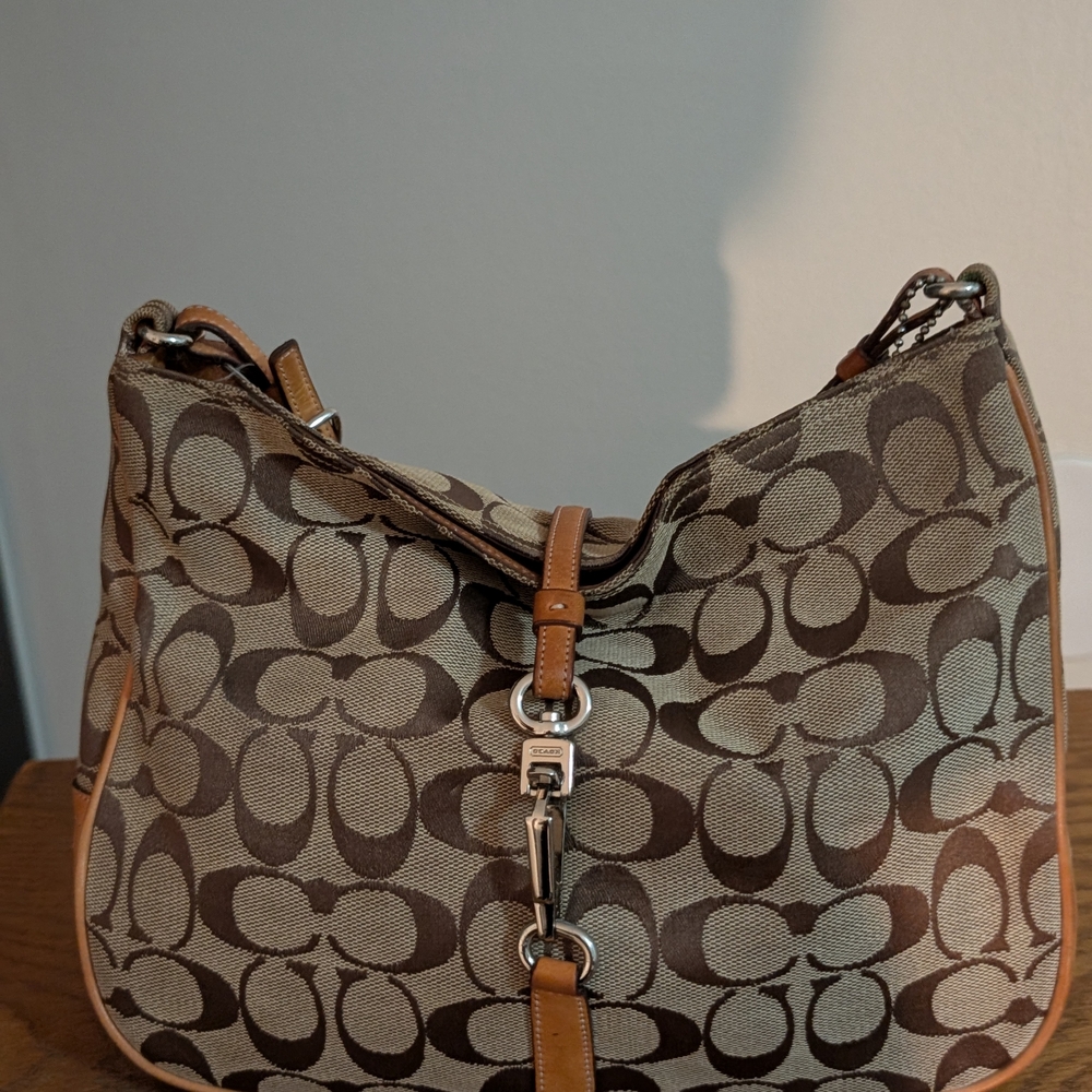 Brown Shoulder Bag (All Purses are professional cleaned before being shipped)